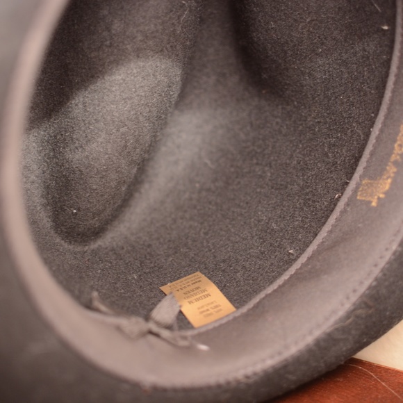 Black Wool Fedora from New York Hat Company - Picture 4 of 4